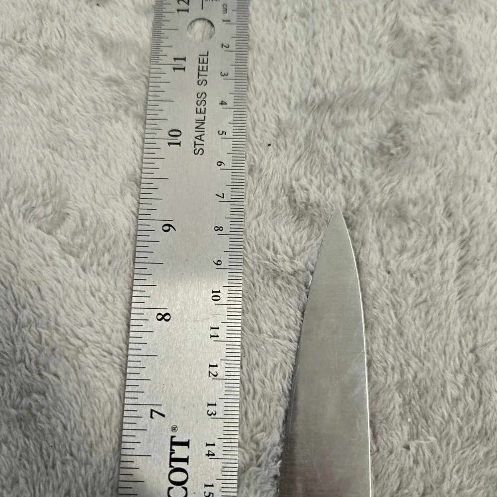 Kamikoto Japanese Honshu Steak Knife Single 5 Inch Blade Black Handle